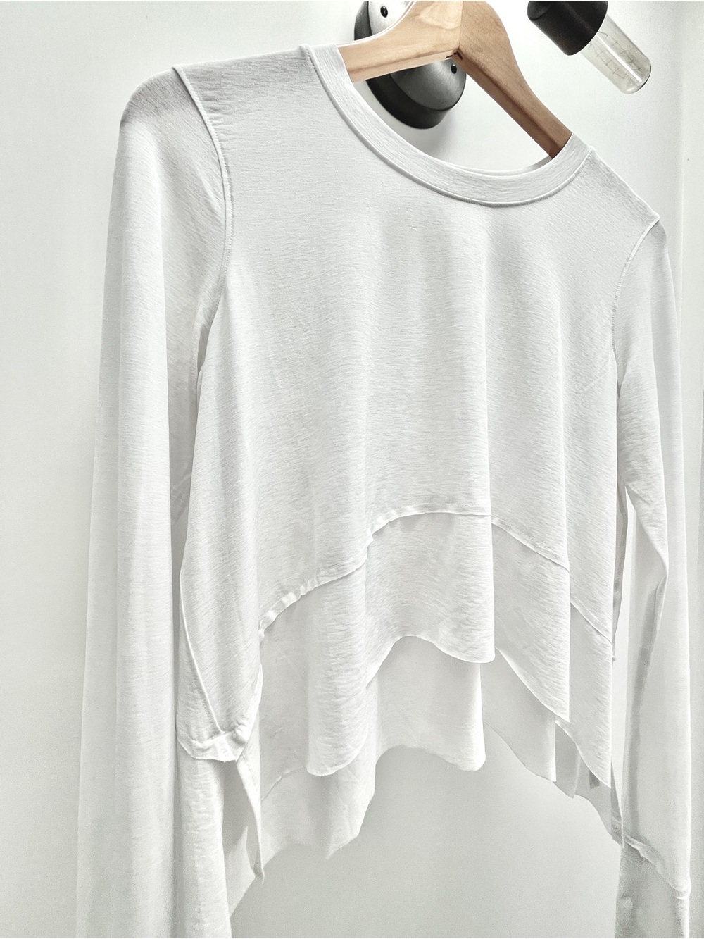 FP Movement by Free People Optic White Tempo UV Protection Long-Sleeve Tee